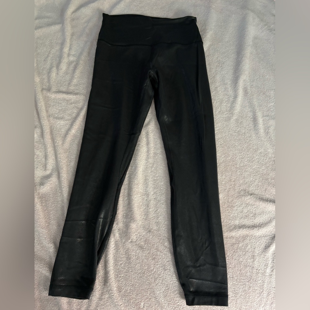 lululemon athletica Black Women's Shiny Leggings